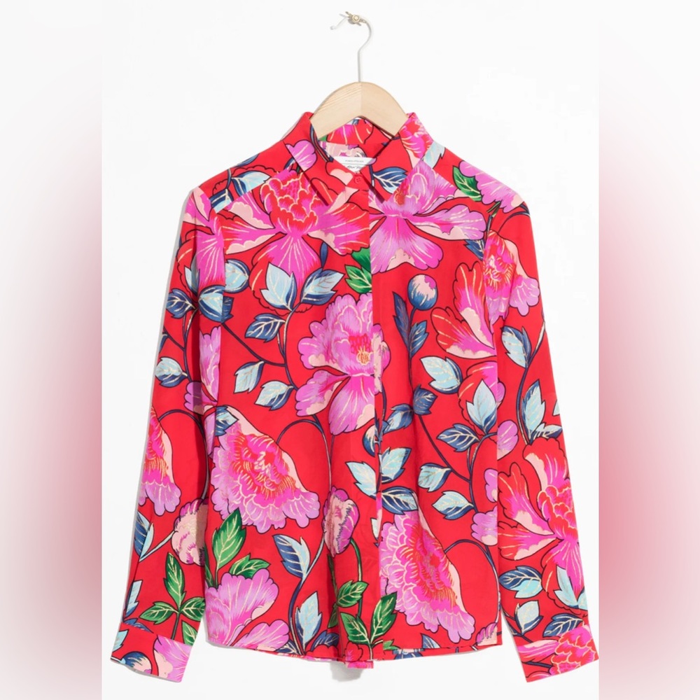 & Other Stories Silk Blouse- Sz 6